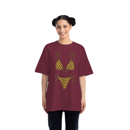 Leopard Bikini Graphic T-Shirt — Fun Summer Pool Party Tee