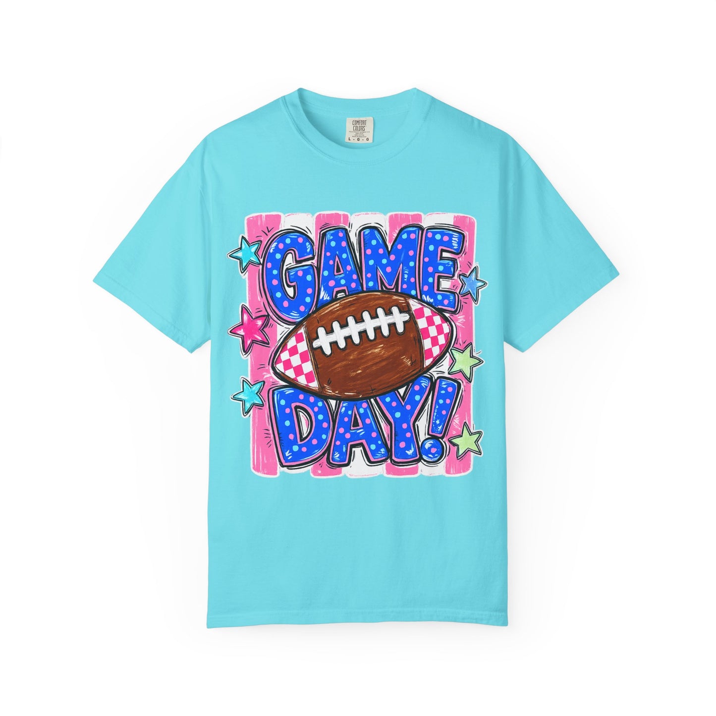 Game Day Football T-Shirt — Colorful Retro Sports Tee