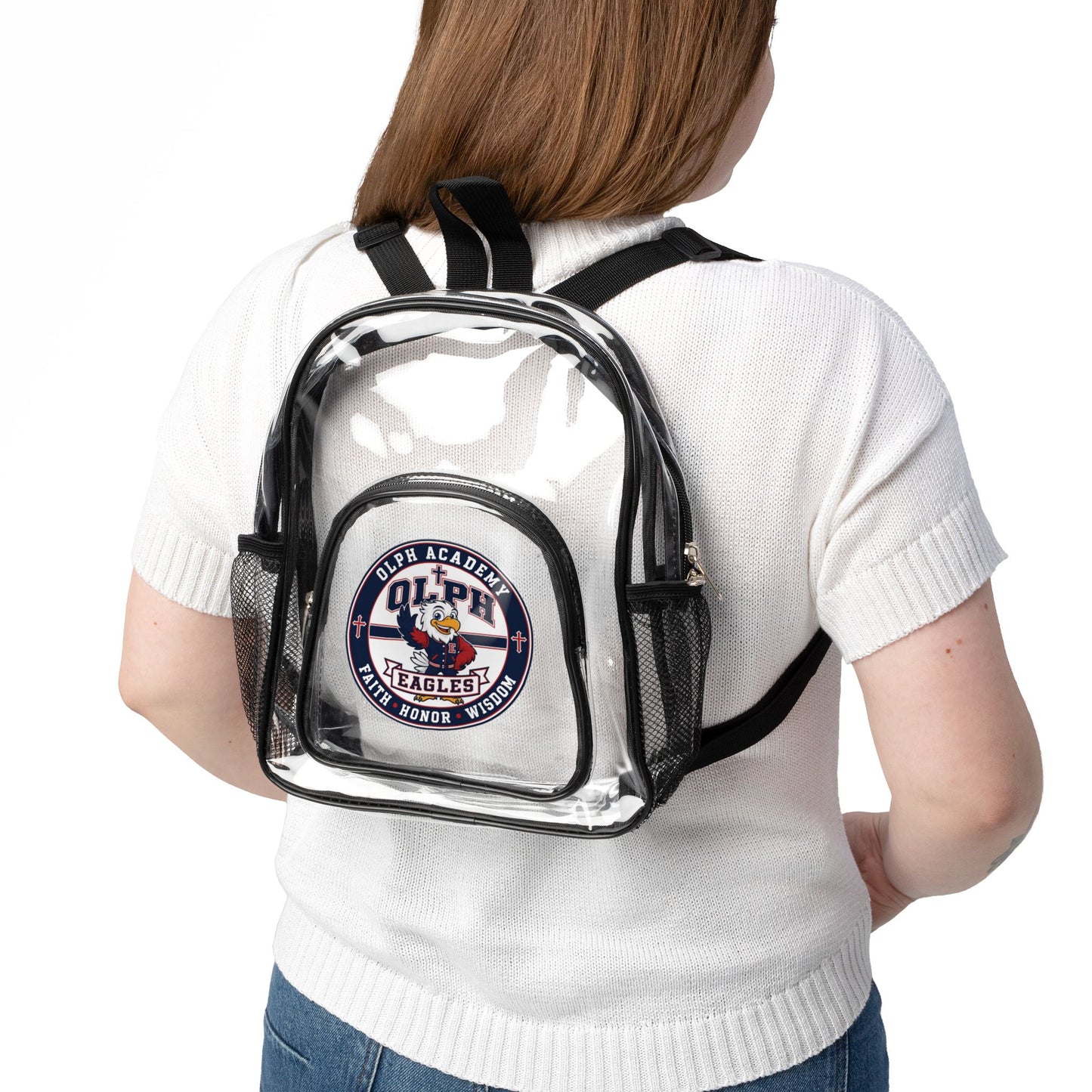 Clear Stadium Backpack with OLPH Logo