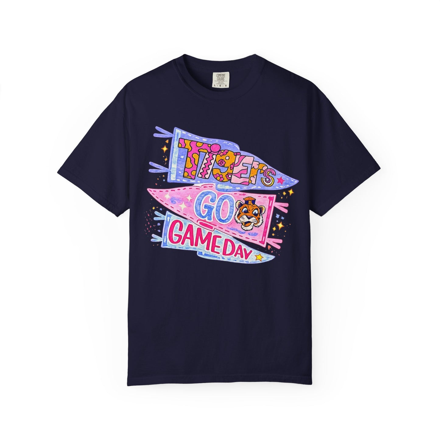 Game Day Pennant T-Shirt - 'Let's Go Game Day' Cheer Tee