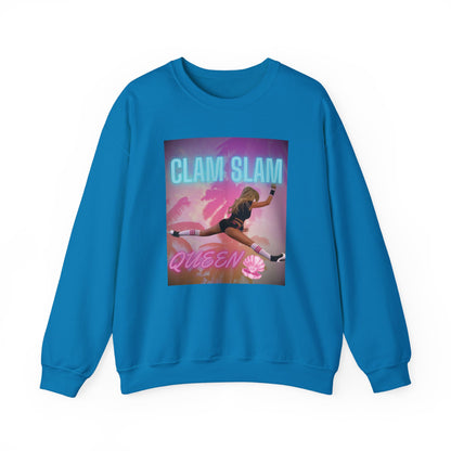Clam Slam Queen Crewneck Sweatshirt —