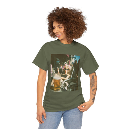 Vintage Photo of Girl with Sunglasses Tee | Retro Summer Aesthetic