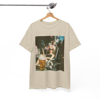 Vintage Photo of Girl with Sunglasses Tee | Retro Summer Aesthetic