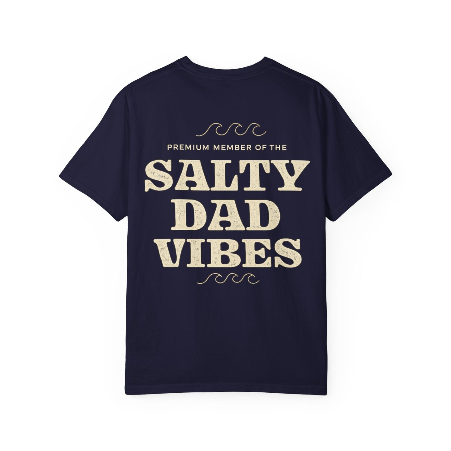 Salty Dad Vibes T-Shirt — Premium Member Vintage Beach Tee