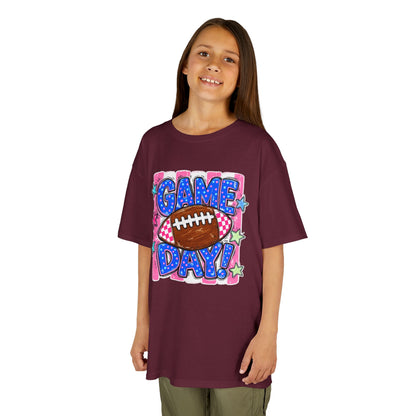 Kids Tee — "Game Day!" Football Graphic