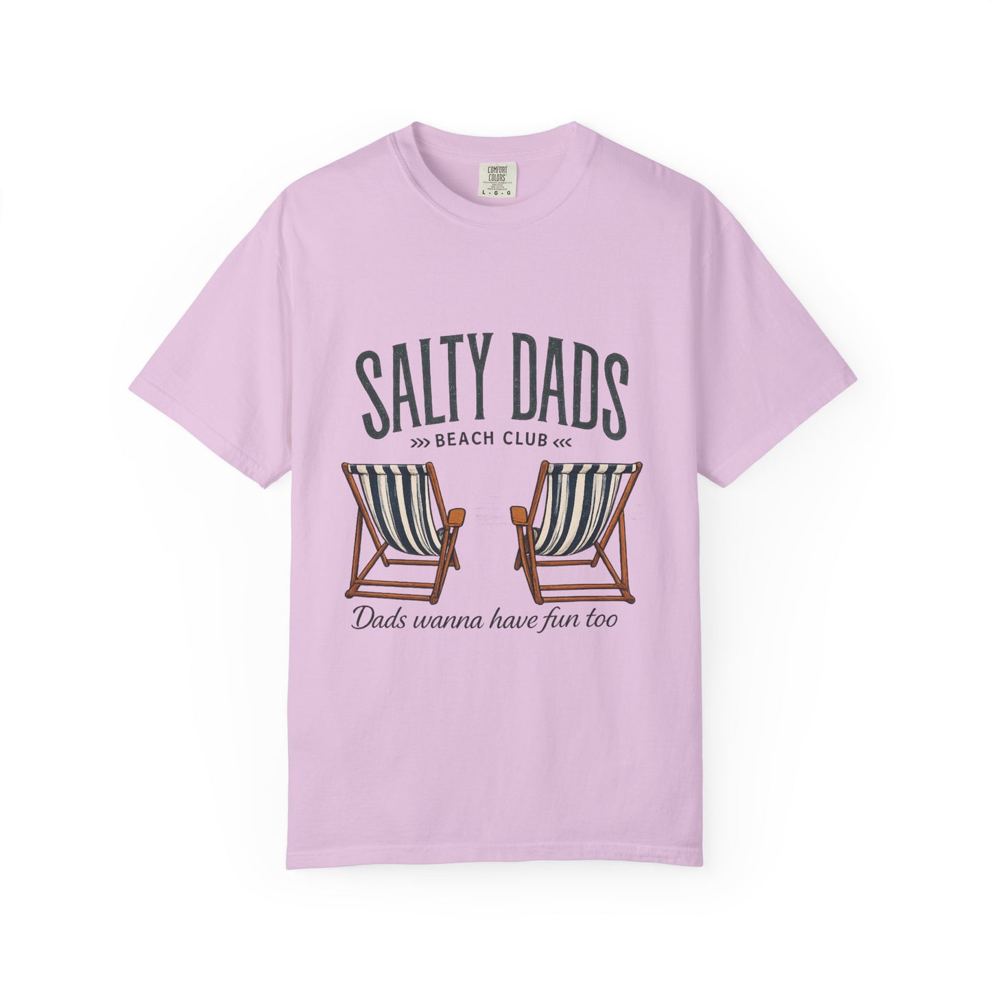 Salty Dads Beach Club T-Shirt — "Dads Wanna Have Fun Too" Summer Tee