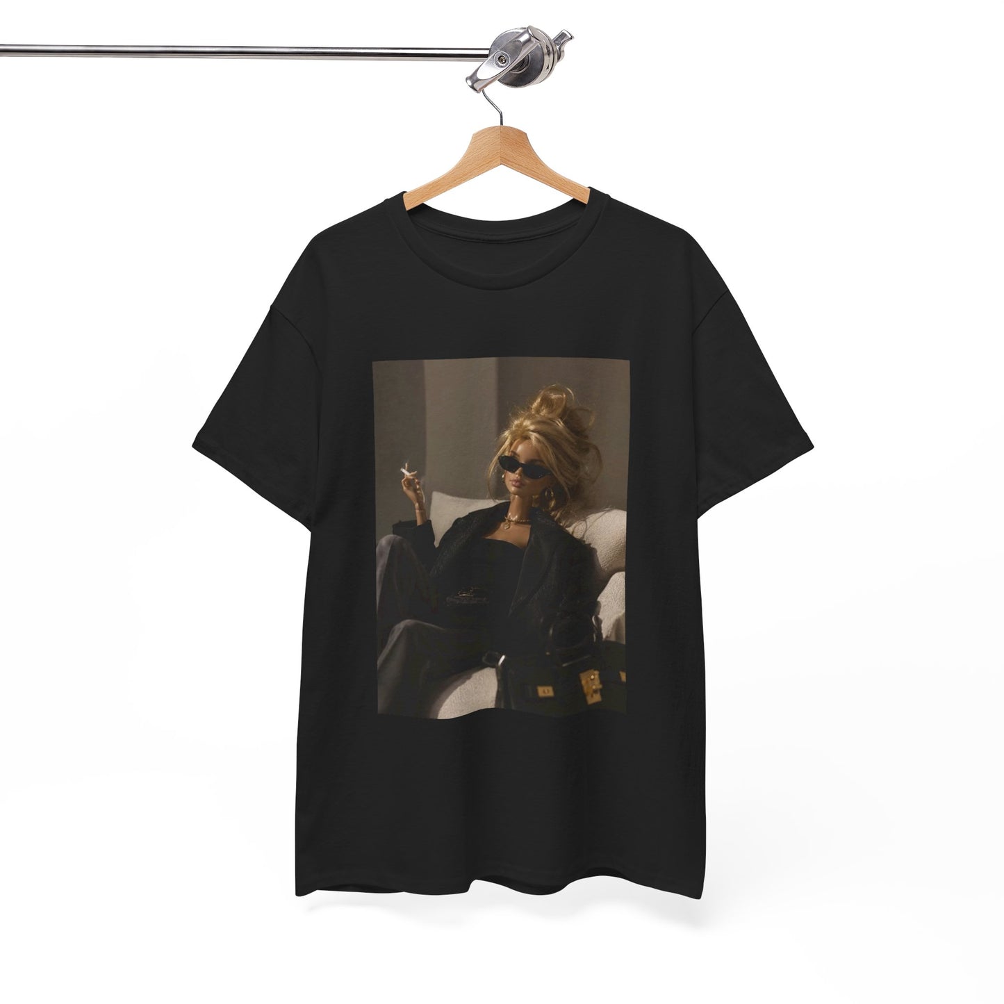 Woman in Sunglasses Illustration Tee | Retro Chic Portrait T-Shirt