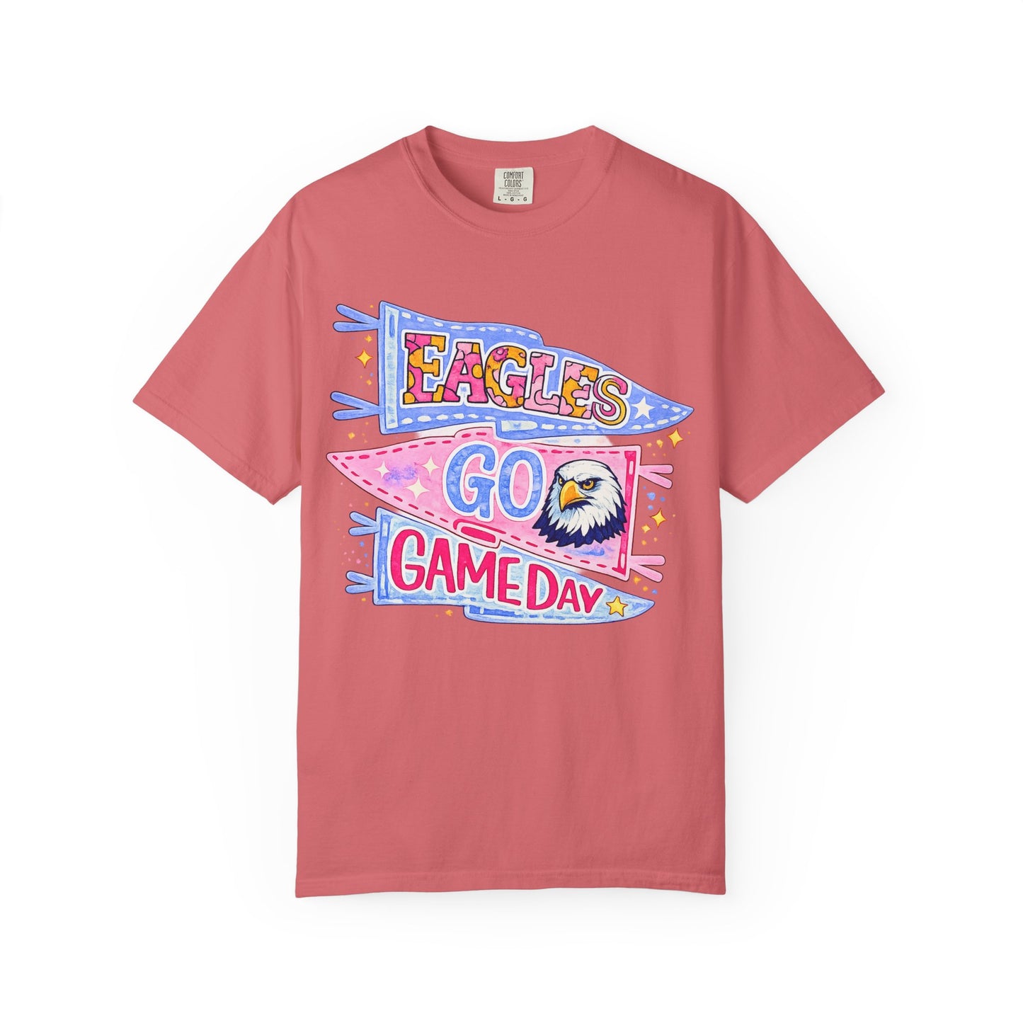 Eagles Game Day T-Shirt — ‘Go Game Day’ Vintage Pennant Football Fan Tee