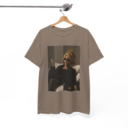 Woman in Sunglasses Illustration Tee | Retro Chic Portrait T-Shirt
