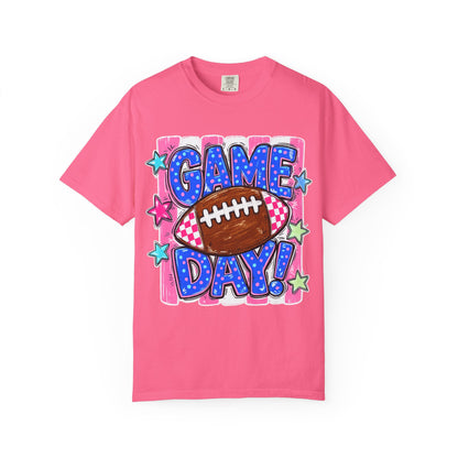 Game Day Football T-Shirt — Colorful Retro Sports Tee