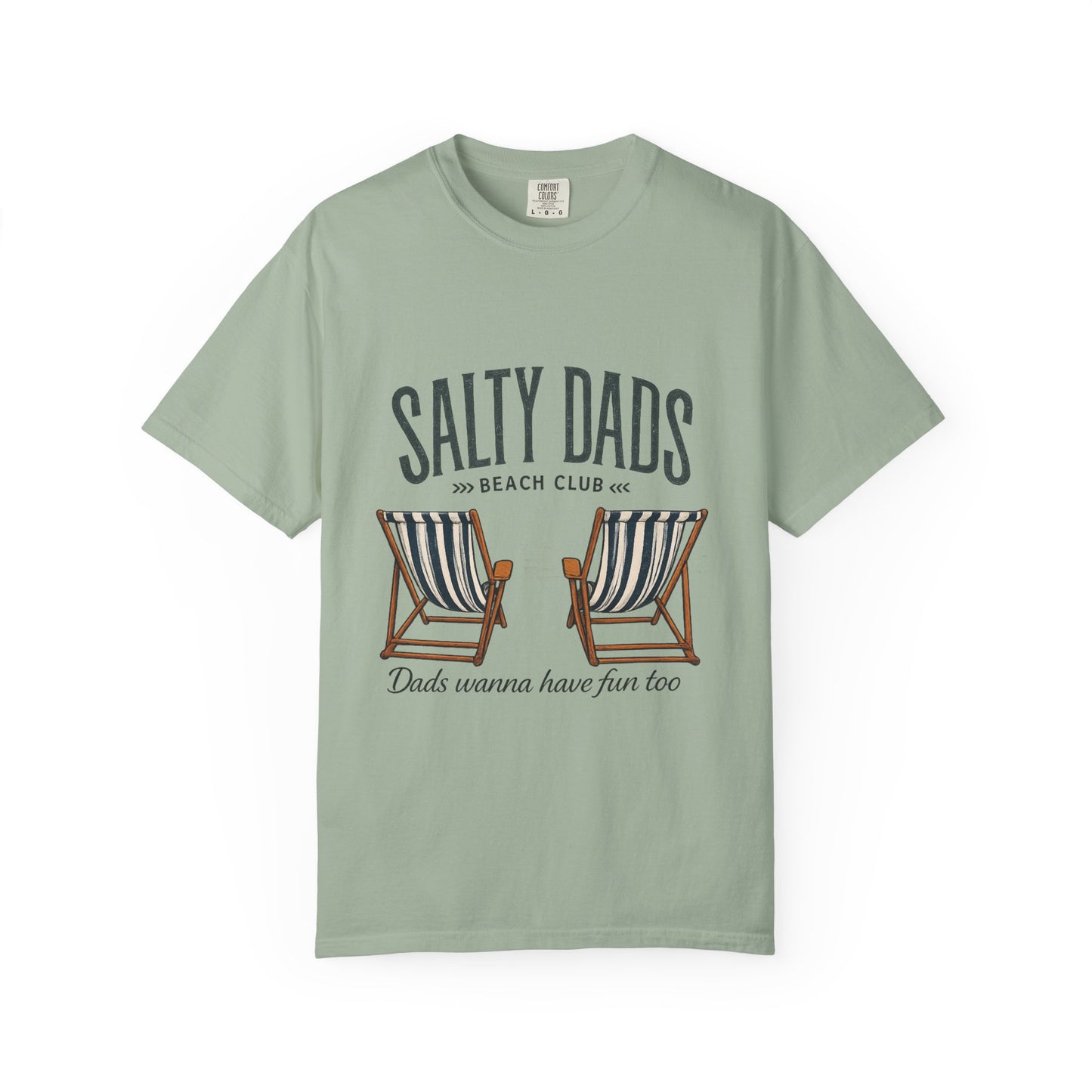 Salty Dads Beach Club T-Shirt — "Dads Wanna Have Fun Too" Summer Tee