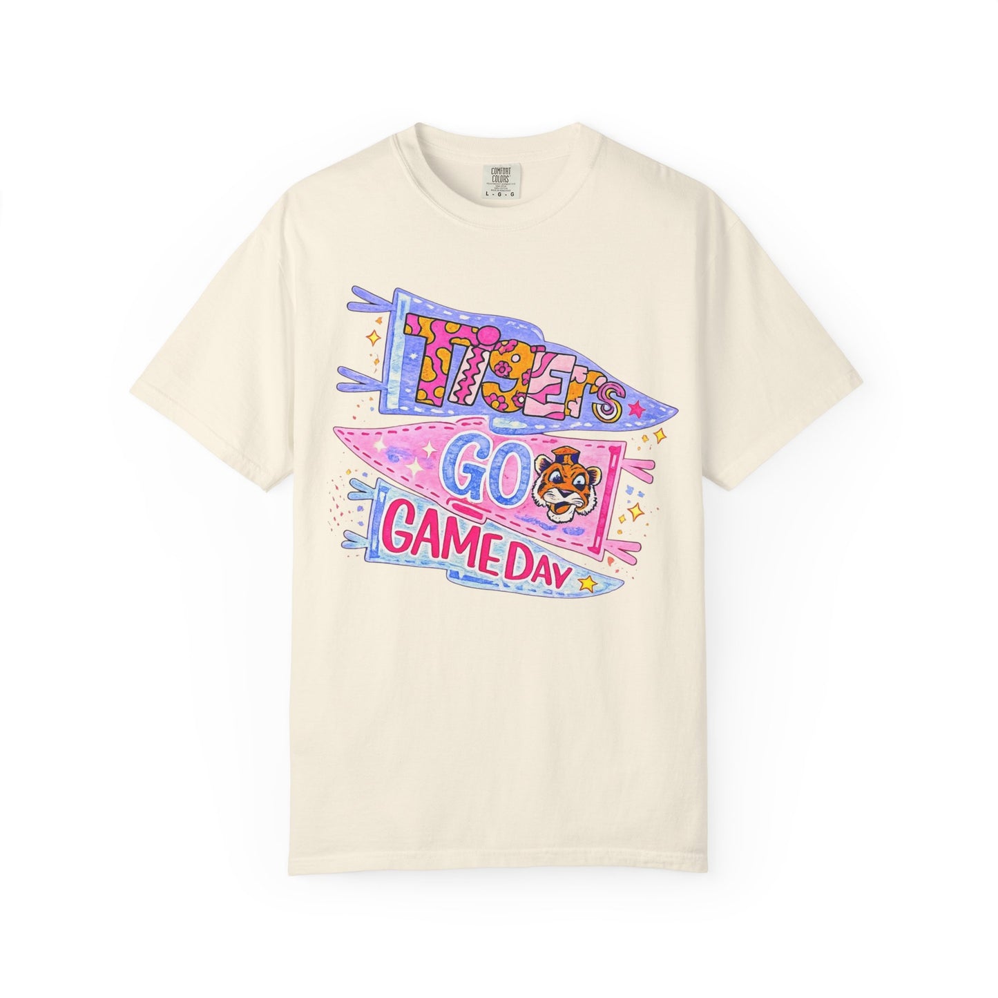Game Day Pennant T-Shirt - 'Let's Go Game Day' Cheer Tee