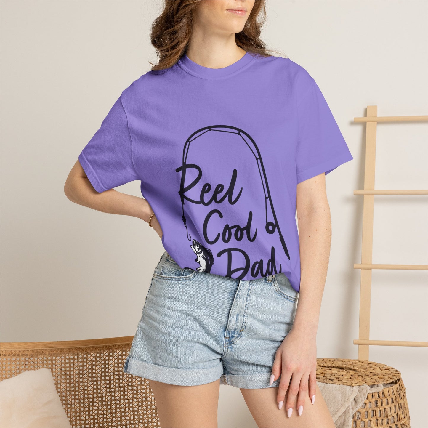 Reel Cool Dad T-Shirt – Fishing Dad Graphic Tee