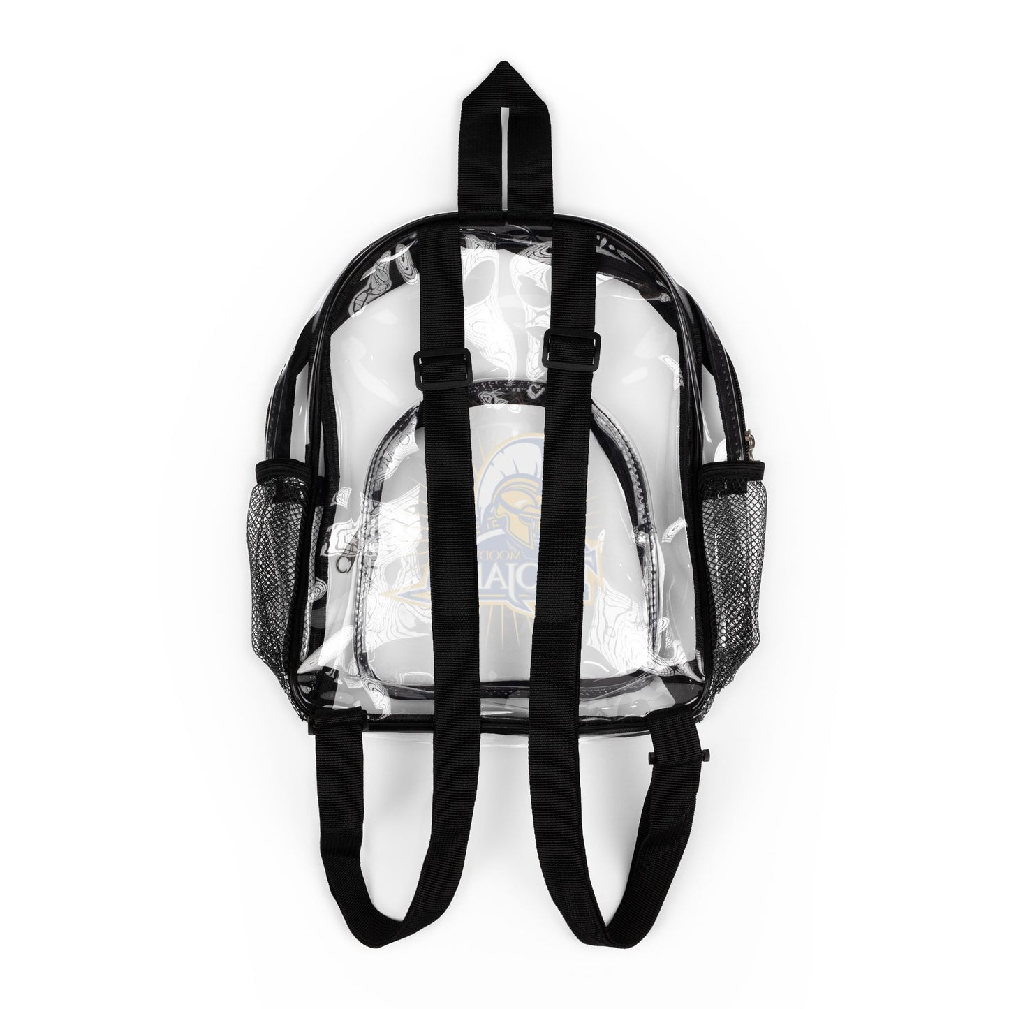 Clear Trojans Stadium Backpack – See-Through School & Game Day Bag