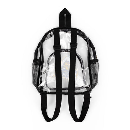 Clear Trojans Stadium Backpack – See-Through School & Game Day Bag
