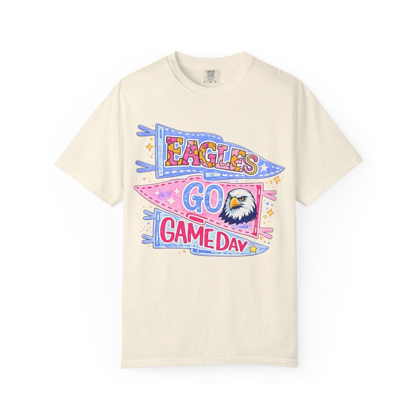 Eagles Game Day T-Shirt — ‘Go Game Day’ Vintage Pennant Football Fan Tee