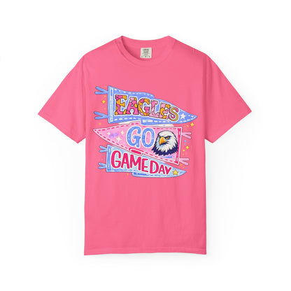 Eagles Game Day T-Shirt — ‘Go Game Day’ Vintage Pennant Football Fan Tee