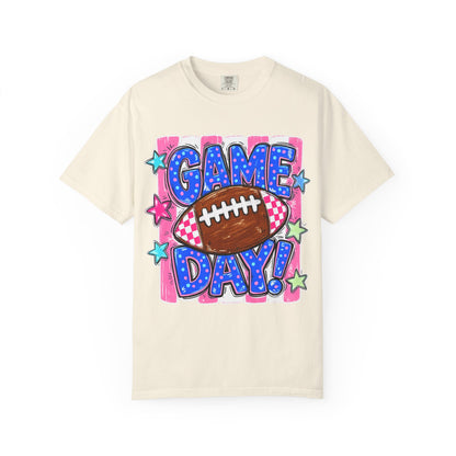 Game Day Football T-Shirt — Colorful Retro Sports Tee