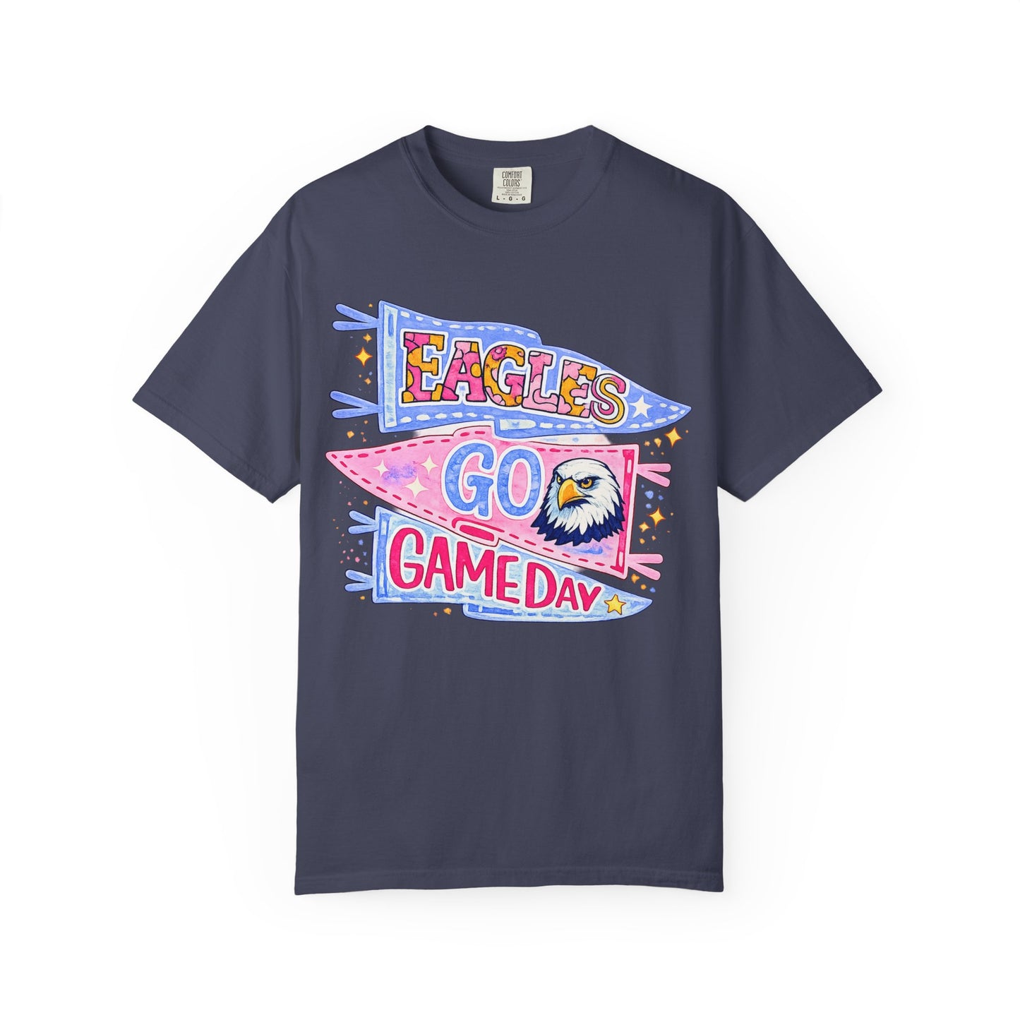 Eagles Game Day T-Shirt — ‘Go Game Day’ Vintage Pennant Football Fan Tee