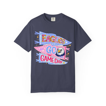 Eagles Game Day T-Shirt — ‘Go Game Day’ Vintage Pennant Football Fan Tee