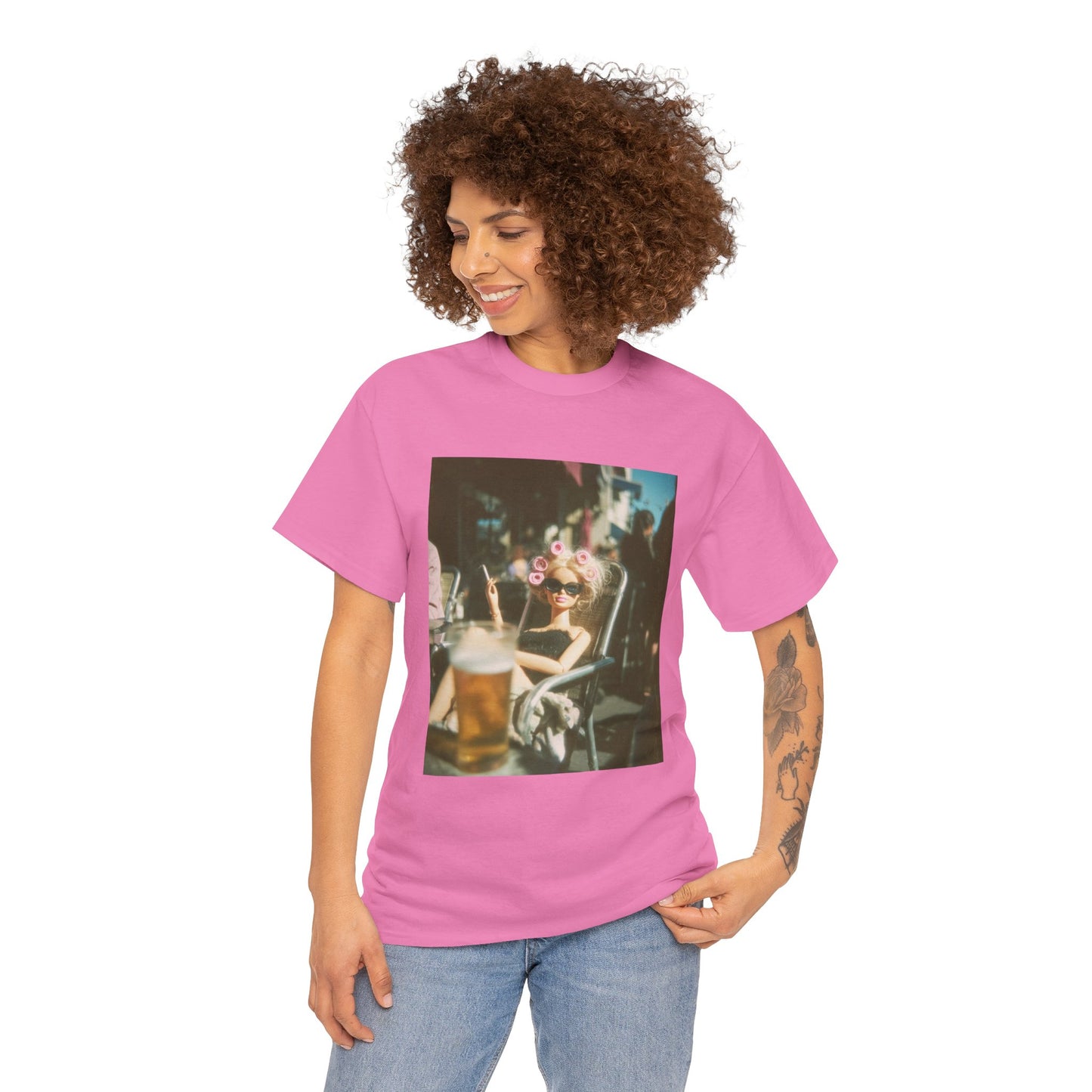 Vintage Photo of Girl with Sunglasses Tee | Retro Summer Aesthetic