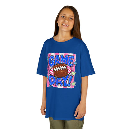 Kids Tee — "Game Day!" Football Graphic