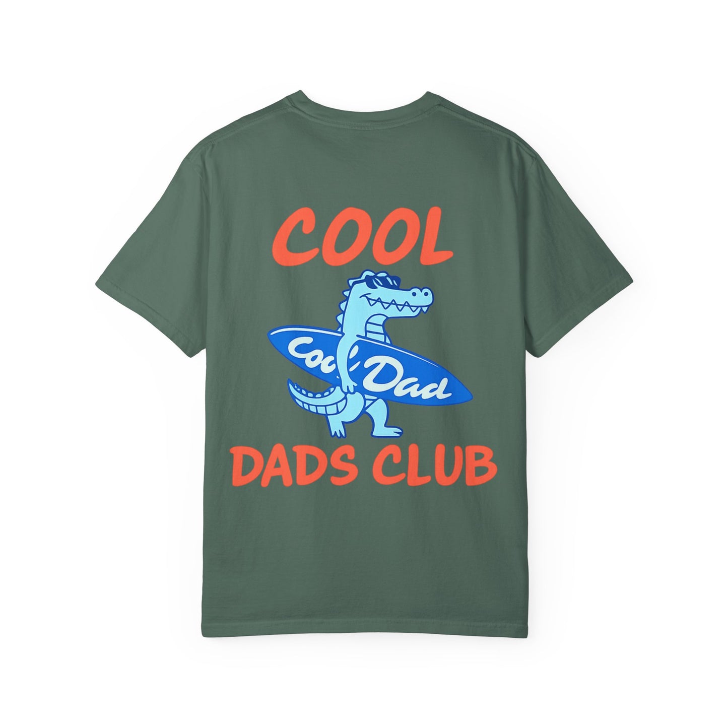 Cool Dads Club T-Shirt — Surfing Alligator Dad Tee