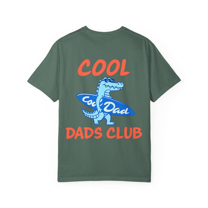 Cool Dads Club T-Shirt — Surfing Alligator Dad Tee