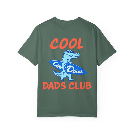 Cool Dads Club T-Shirt — Surfing Alligator Dad Tee