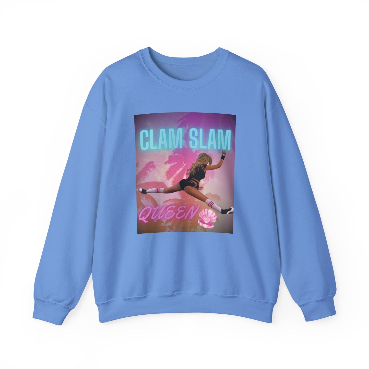 Clam Slam Queen Crewneck Sweatshirt —