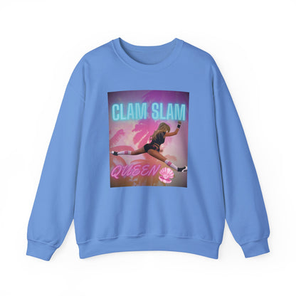 Clam Slam Queen Crewneck Sweatshirt —