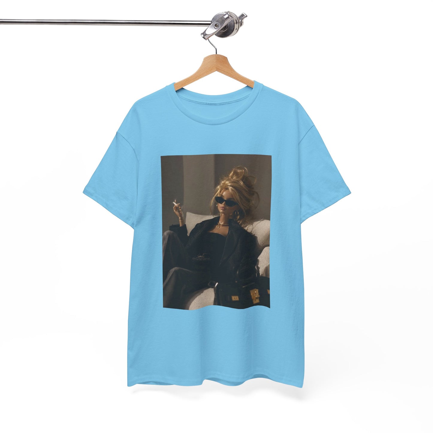 Woman in Sunglasses Illustration Tee | Retro Chic Portrait T-Shirt