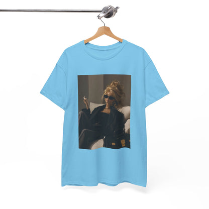Woman in Sunglasses Illustration Tee | Retro Chic Portrait T-Shirt