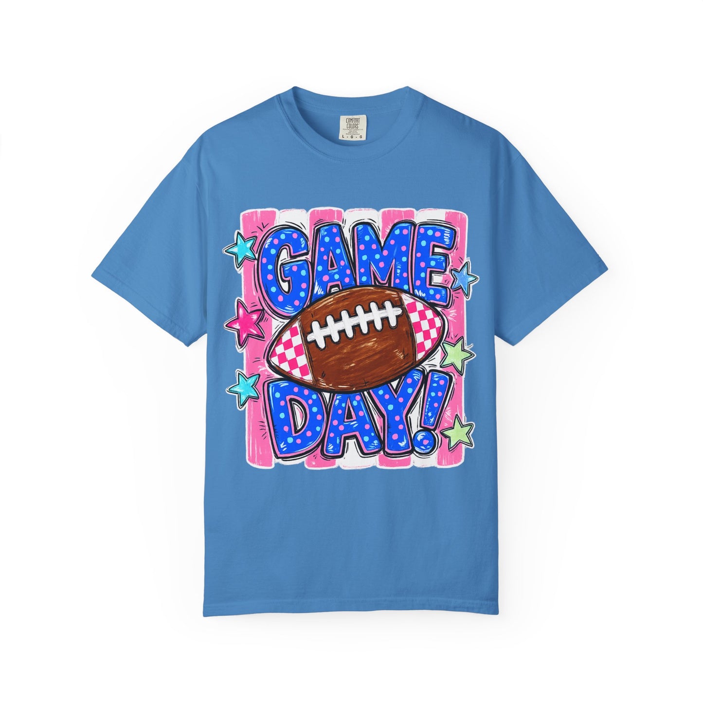 Game Day Football T-Shirt — Colorful Retro Sports Tee