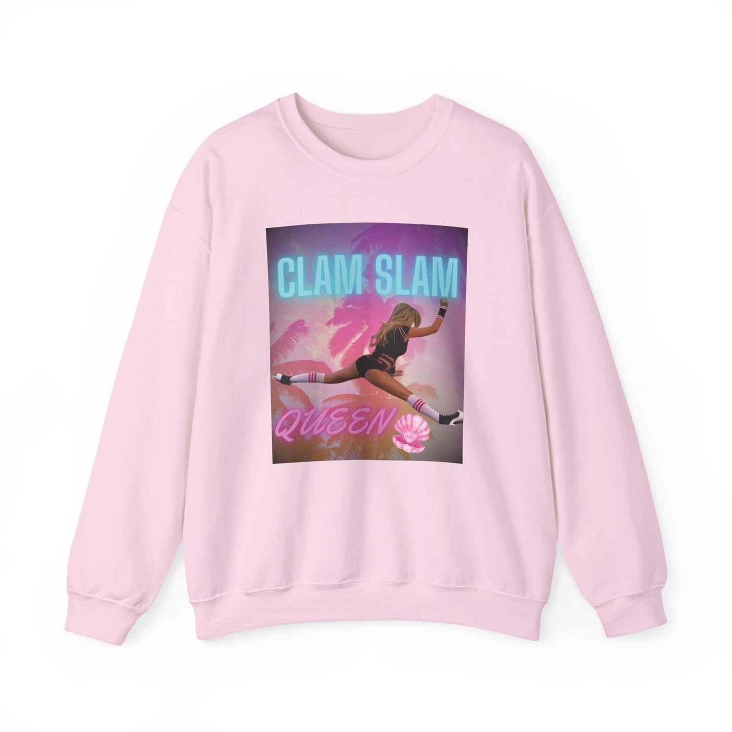 Clam Slam Queen Crewneck Sweatshirt —