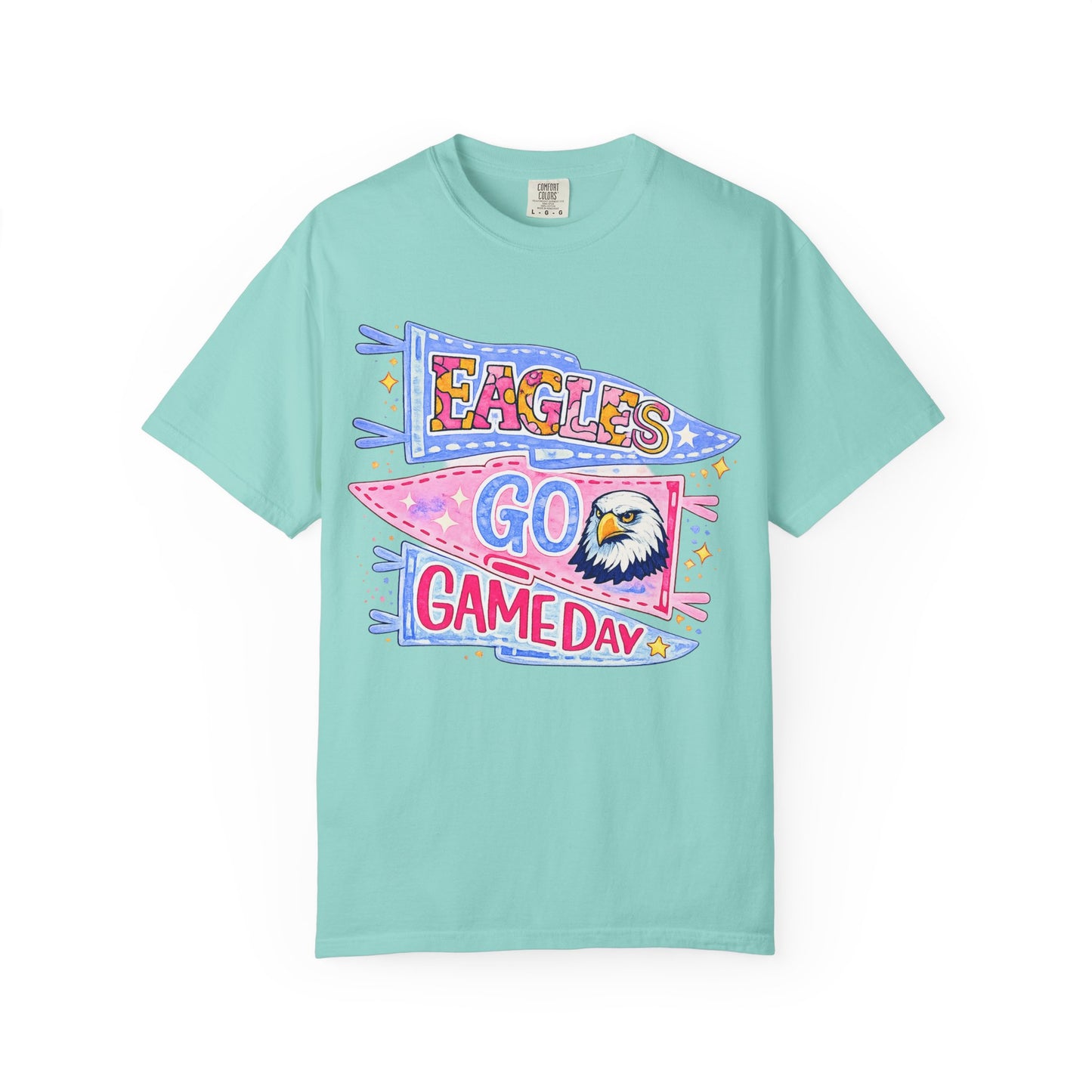 Eagles Game Day T-Shirt — ‘Go Game Day’ Vintage Pennant Football Fan Tee