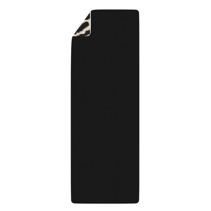 Zebra Print Rubber Yoga Mat — Non-Slip Animal Pattern Fitness Mat