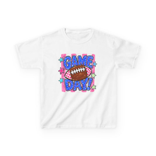 Kids Tee — "Game Day!" Football Graphic