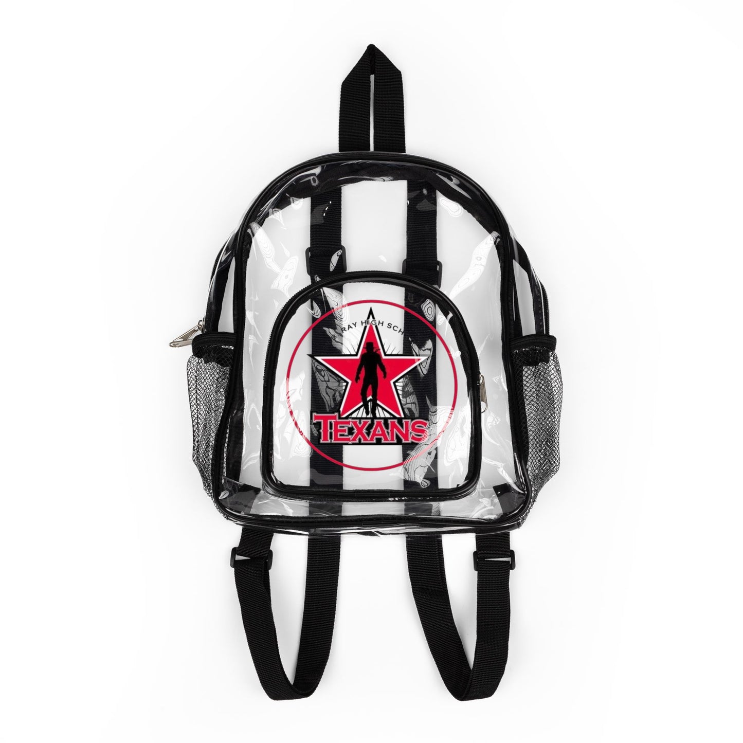 Clear Stadium Backpack texans – Transparent Security Friendly Backpack for Games & Events