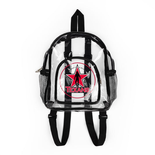 Clear Stadium Backpack texans – Transparent Security Friendly Backpack for Games & Events