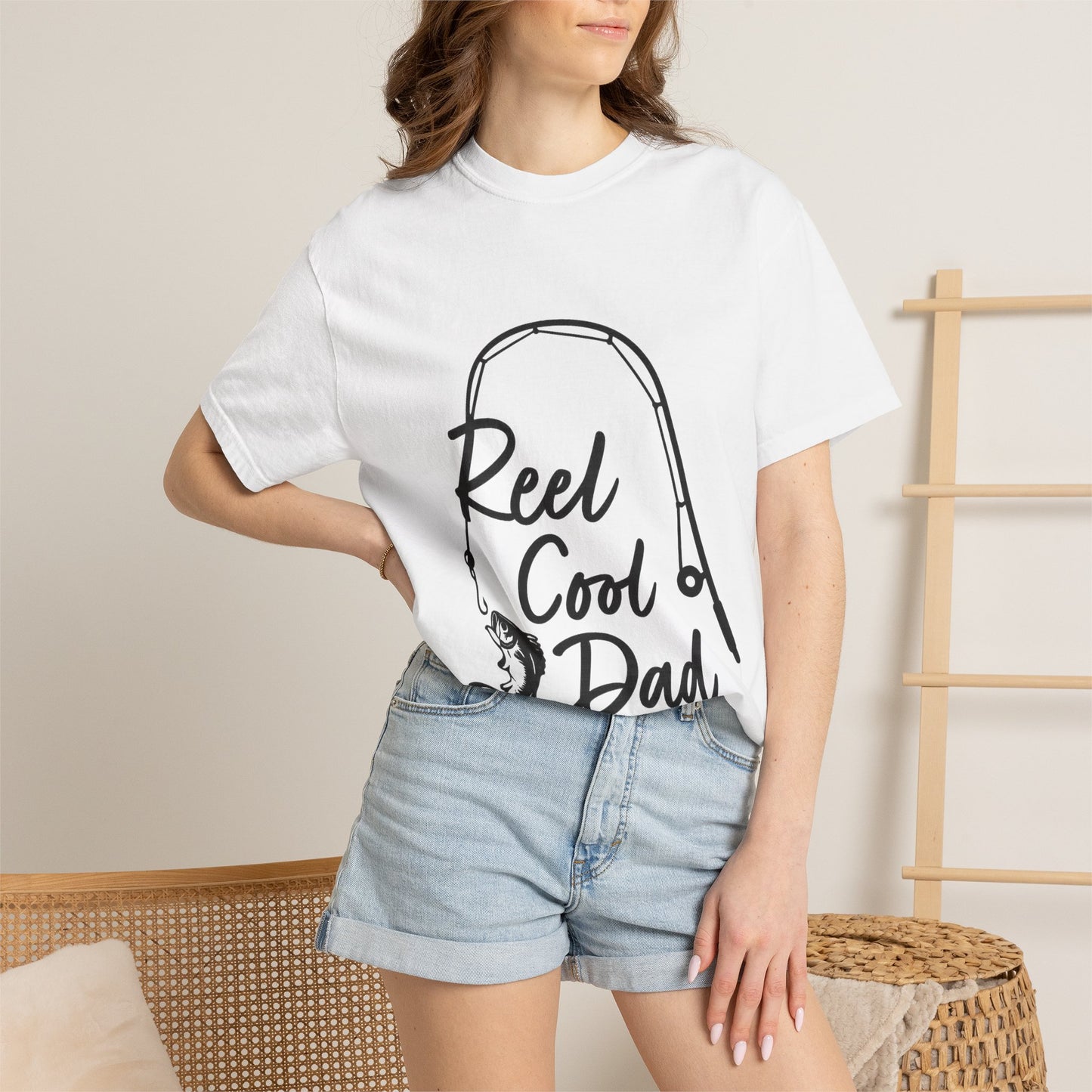 Reel Cool Dad T-Shirt – Fishing Dad Graphic Tee