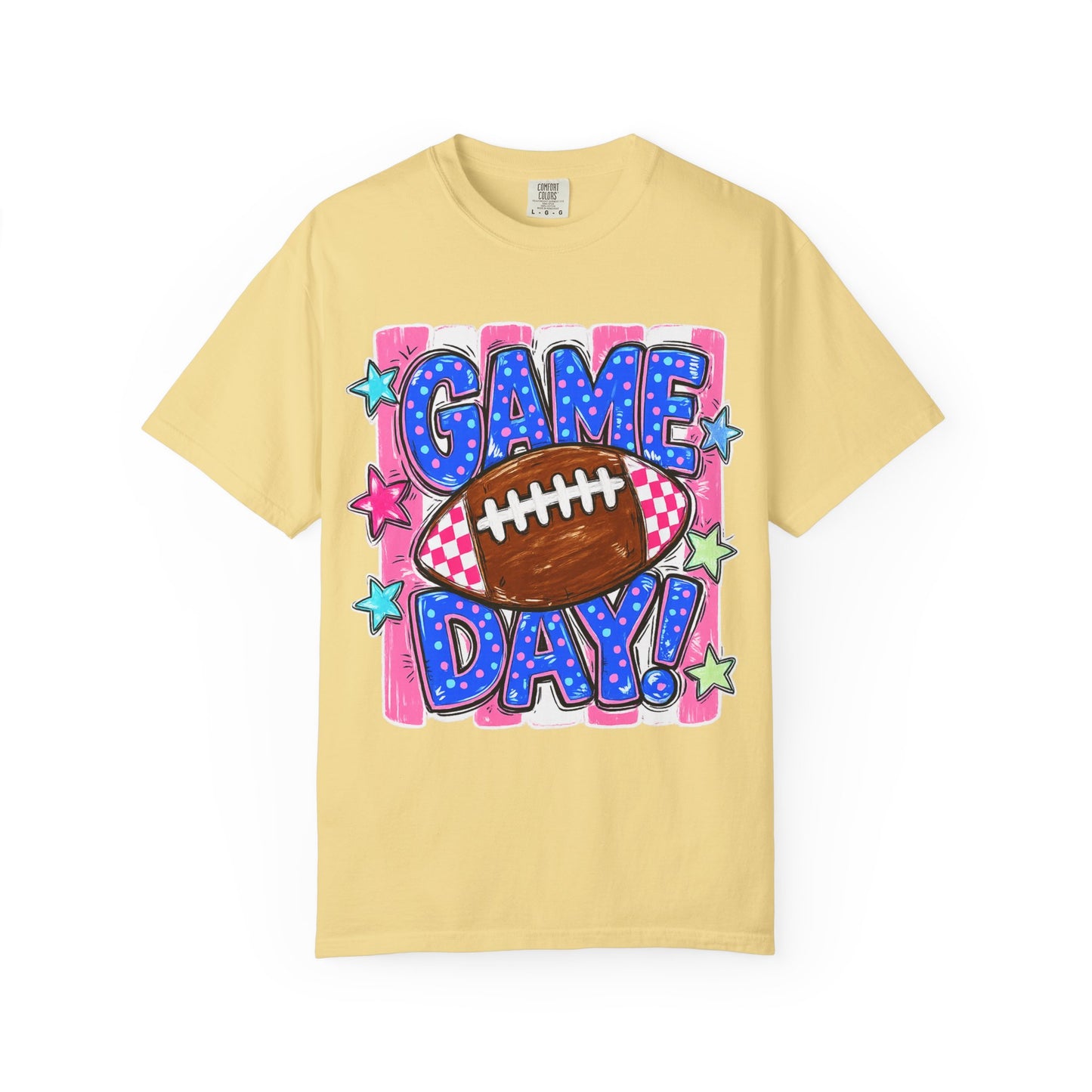 Game Day Football T-Shirt — Colorful Retro Sports Tee