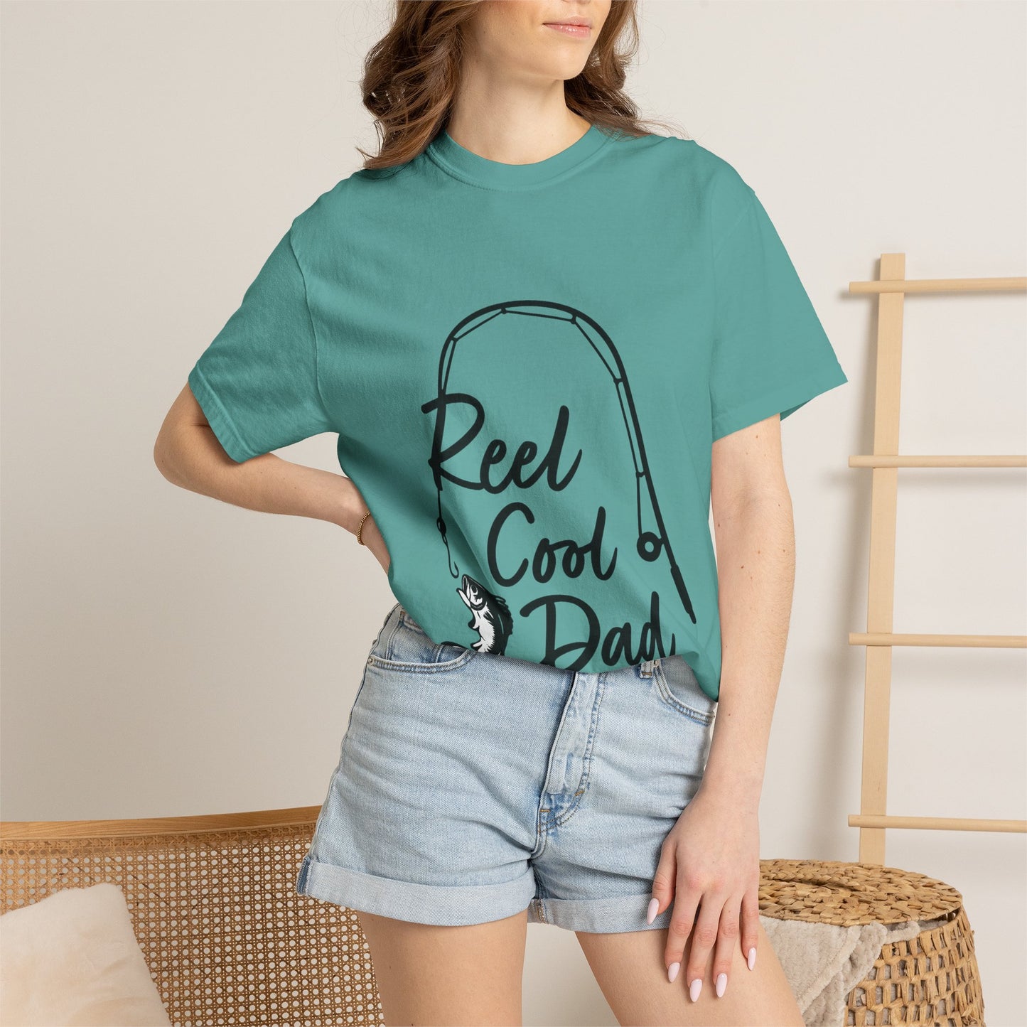 Reel Cool Dad T-Shirt – Fishing Dad Graphic Tee