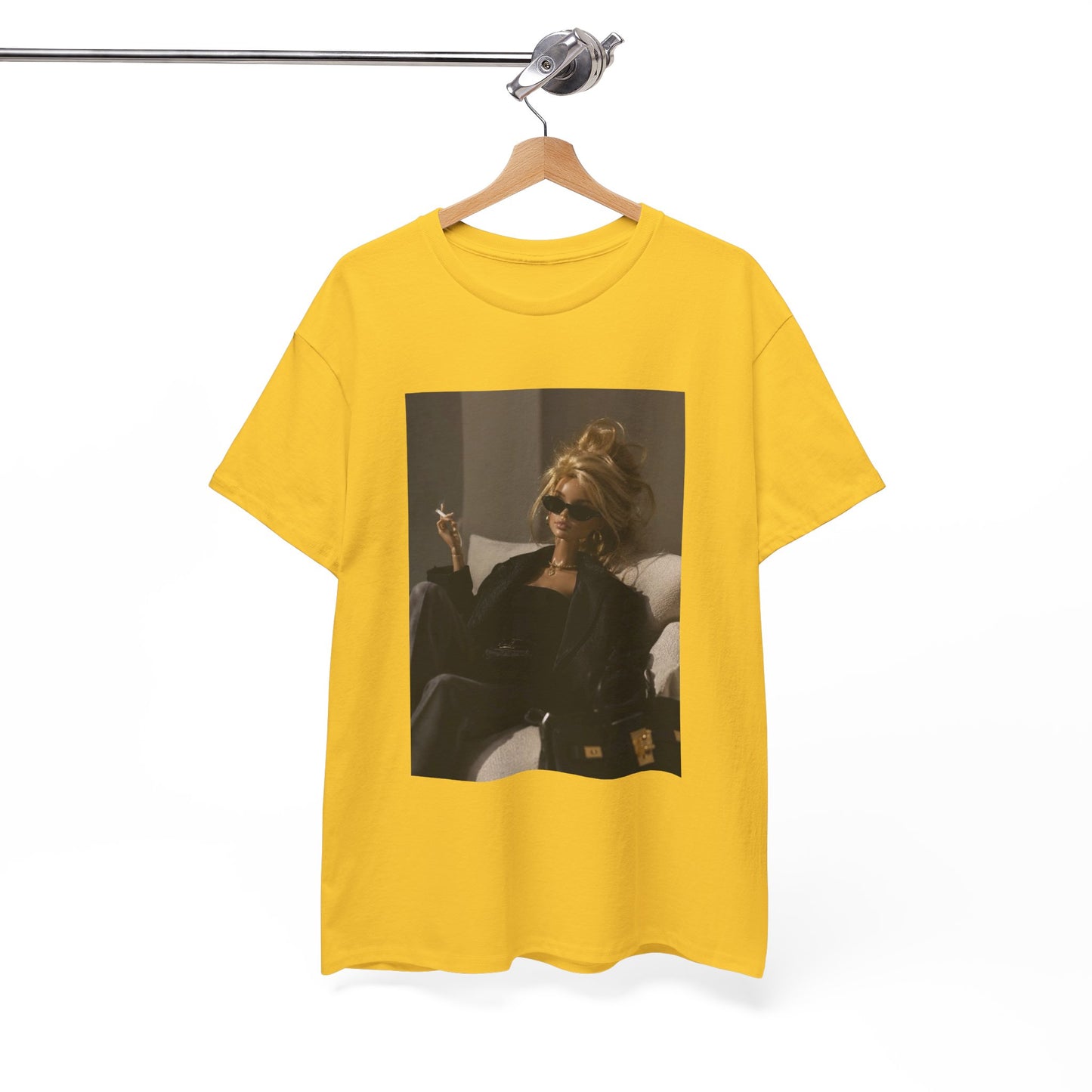 Woman in Sunglasses Illustration Tee | Retro Chic Portrait T-Shirt