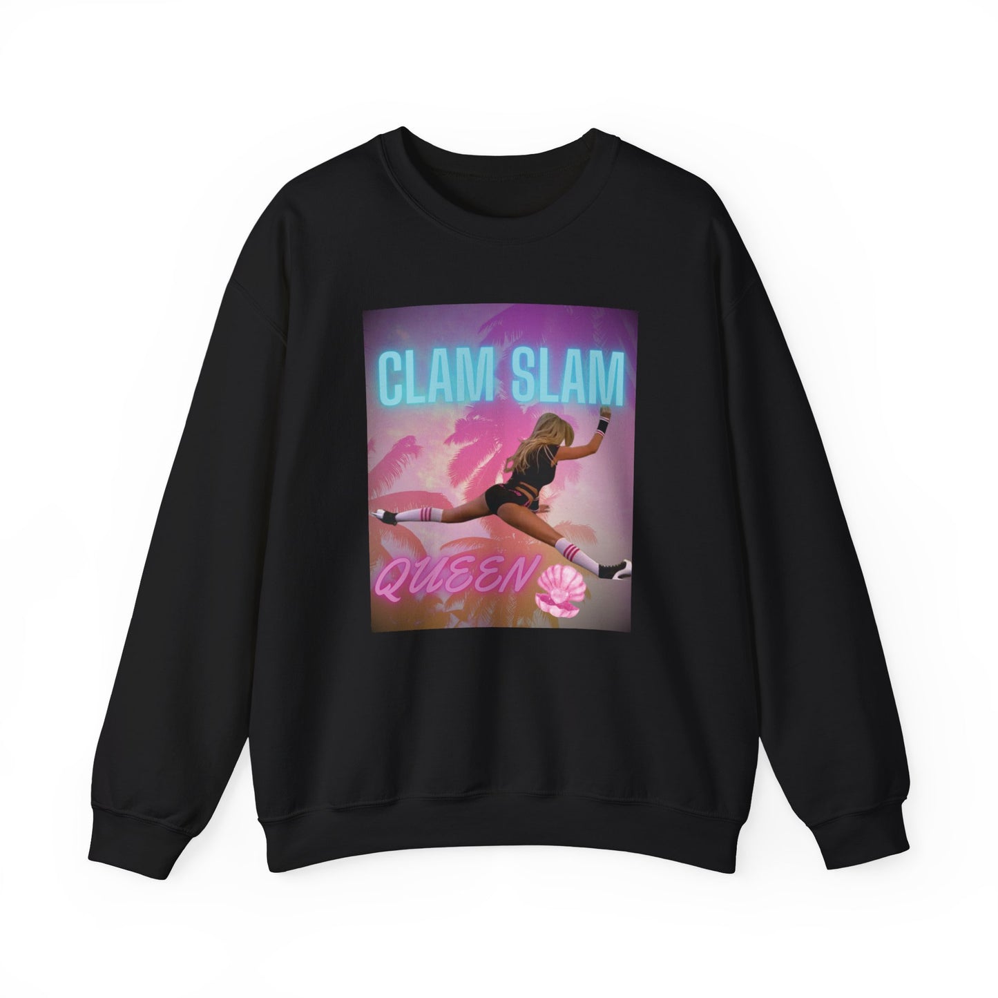 Clam Slam Queen Crewneck Sweatshirt —