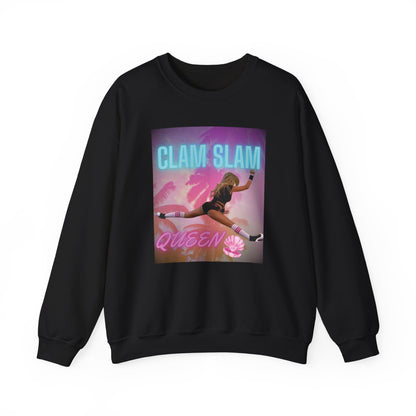 Clam Slam Queen Crewneck Sweatshirt —