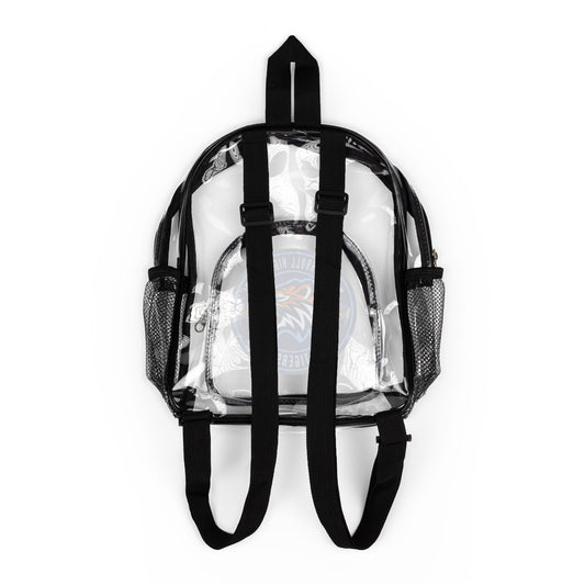 Clear Stadium Backpack Tigers Logo — Transparent Game Day Bag