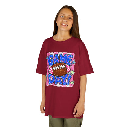 Kids Tee — "Game Day!" Football Graphic