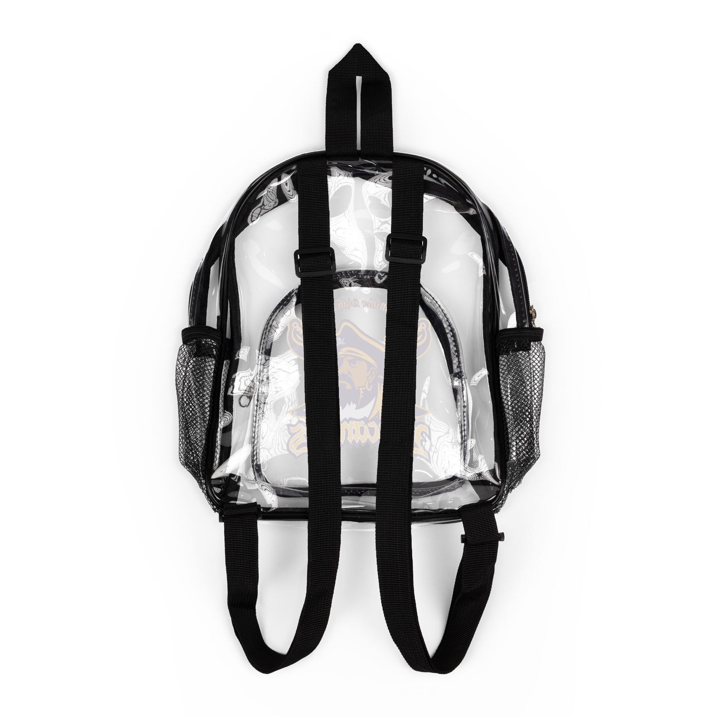 Clear Stadium Backpack with Buccaneers Logo – Transparent Game Day Bag