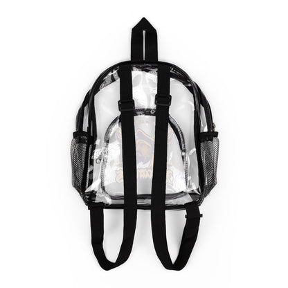 Clear Stadium Backpack with Buccaneers Logo – Transparent Game Day Bag